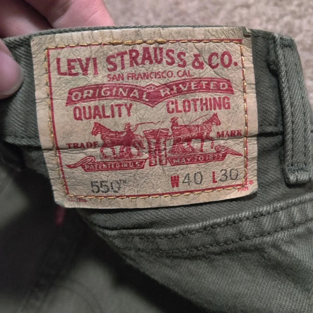 Vintage Levi's 550 Relaxed Fit Jeans Mens‎ 33 x 30 Brown Denim Y2K